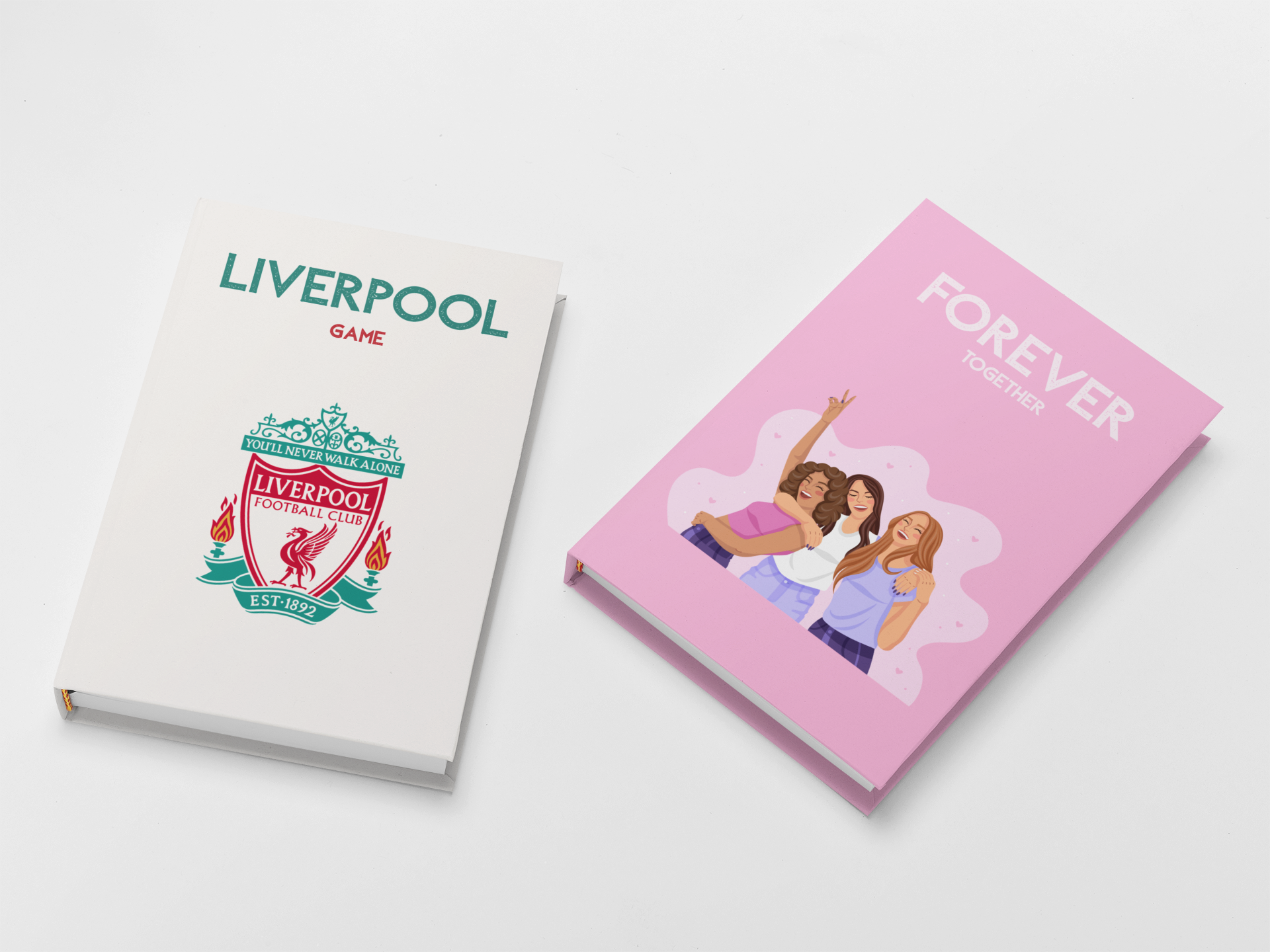 hardcover-book-mockup-featuring-two-books-on-a-customizable-surface-30929 Album z personalizowaną ilustracją - obrazek 1